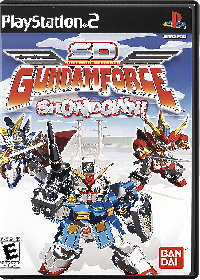 SD Gundam Force Showdown Playstation 2 US box art